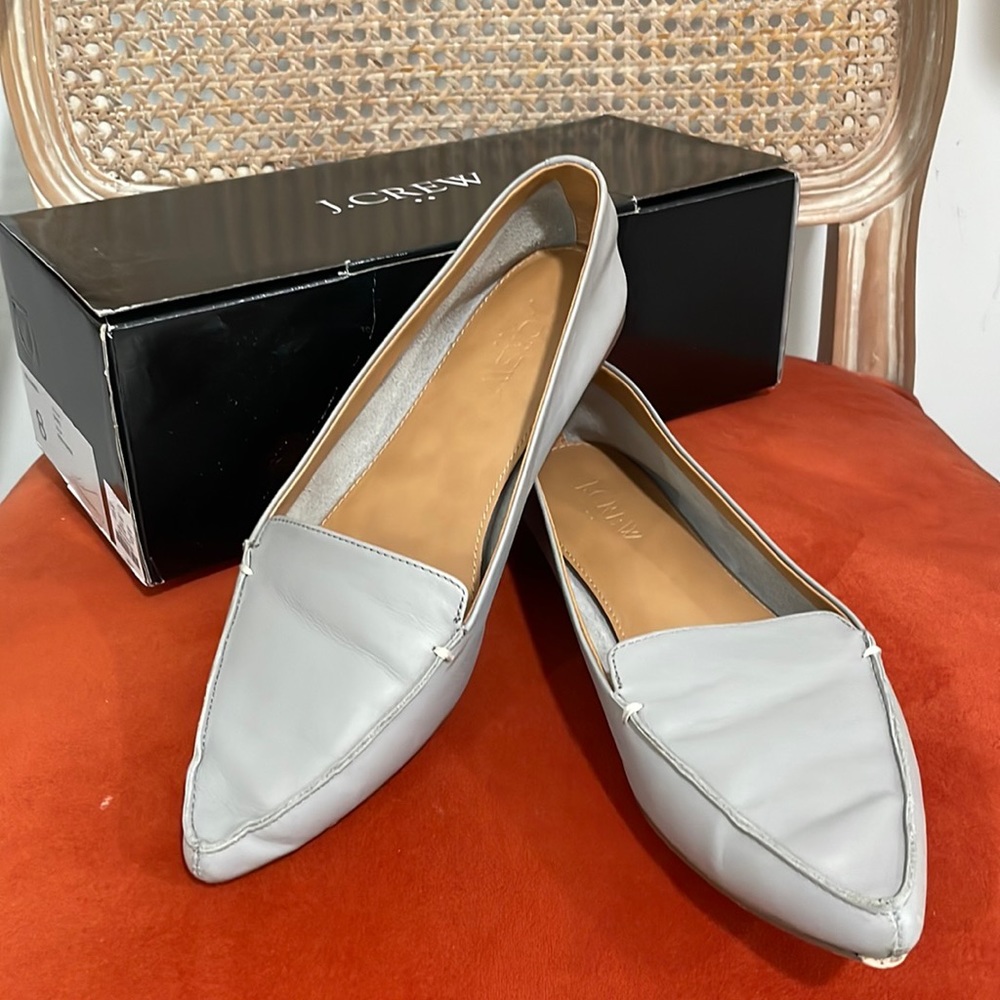 J.Crew leather flats